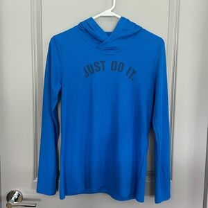 Nike Dri Fit Women’s Long Sleeve Hoodie Shirt